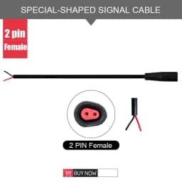 Ebike Shaped Connector 2/3/4/5/6 Pin Cable Hot Sale Waterproof Connector Signal Line Extension Cord Hot Sale Julet Connector