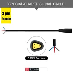 Ebike Shaped Connector 2/3/4/5/6 Pin Cable Hot Sale Waterproof Connector Signal Line Extension Cord Hot Sale Julet Connector