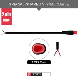 Ebike Shaped Connector 2/3/4/5/6 Pin Cable Hot Sale Waterproof Connector Signal Line Extension Cord Hot Sale Julet Connector
