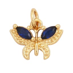 Trendy Butterfly Dragonfly Bird Scorpion Animal Charm Pendant,Cute 18K Gold Necklace Bracelet for Handmade Jewelry Supplies M77