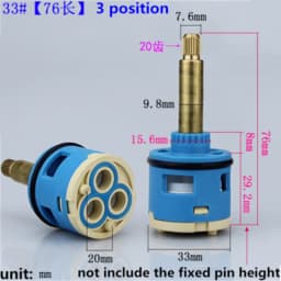 1PC Shower Room Faucet Cartridge Accessories Shower Head Bathtub Water Mixing Valve 3 Position 4 Position Concealed Installation