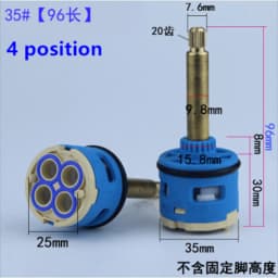 1PC Shower Room Faucet Cartridge Accessories Shower Head Bathtub Water Mixing Valve 3 Position 4 Position Concealed Installation
