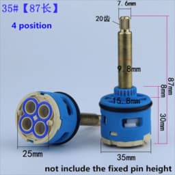 1PC Shower Room Faucet Cartridge Accessories Shower Head Bathtub Water Mixing Valve 3 Position 4 Position Concealed Installation
