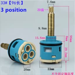 1PC Shower Room Faucet Cartridge Accessories Shower Head Bathtub Water Mixing Valve 3 Position 4 Position Concealed Installation