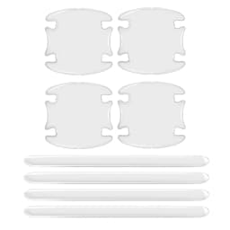 8pc Car Door Handle Bowl Scratch Protective Stickers Universal Invisible Cars Sticker Car Handle Anti-collision Protection Strip