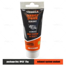 Muffler Cement Car Exhaust Sealant Pipe Filler Silicone Repair Paste for Motorcycle Leaks Plugging High Temperature Repair Glue