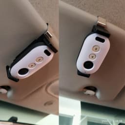 New Car Key Clip Holder Car Sun Visor Clip Garage Door Control Adjustable 47-68mm Garage Remote Control Clip Accessories Opener