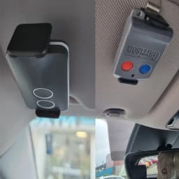 New Car Key Clip Holder Car Sun Visor Clip Garage Door Control Adjustable 47-68mm Garage Remote Control Clip Accessories Opener