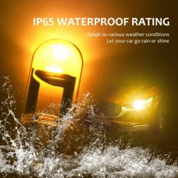 50pcs Newest W5W Led T10 Car Light COB 1 LED Glass 6000K White Auto Automobiles License Plate Lamp Dome Read DRL Bulb Style 12V