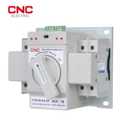 CNC Dual Power Automatic Transfer Switch MCB AC230V 2P 63A Auto/Manual Switching Circuit Breakers 50/60Hz