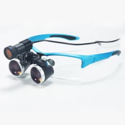 Dental Loupes 2.5/3.5x Black Magnifier Lab Medical Magnification Binocular Magnifier Headlight Headlamp 5W Seperately
