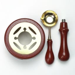 Bronze Spoon Vintage Craft Supplies Fire Paint Heating Decorative Tool Furnace Seal Wax Particle DIY Manual Scrapbooking SB009