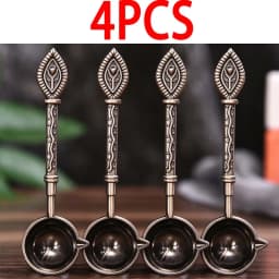 Bronze Spoon Vintage Craft Supplies Fire Paint Heating Decorative Tool Furnace Seal Wax Particle DIY Manual Scrapbooking SB009