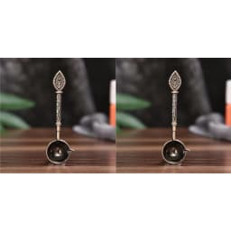 Bronze Spoon Vintage Craft Supplies Fire Paint Heating Decorative Tool Furnace Seal Wax Particle DIY Manual Scrapbooking SB009