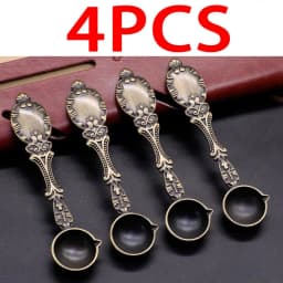 Bronze Spoon Vintage Craft Supplies Fire Paint Heating Decorative Tool Furnace Seal Wax Particle DIY Manual Scrapbooking SB009