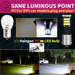 2pcs LED Backup Light Blub Reverse Lamp P21W 7506 BA15S Canbus For Volvo C30 C70 S40 S60 S70 S80 V40 V50 V60 V70 XC60 XC70 XC90