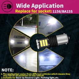2pcs LED Backup Light Blub Reverse Lamp P21W 7506 BA15S Canbus For Volvo C30 C70 S40 S60 S70 S80 V40 V50 V60 V70 XC60 XC70 XC90