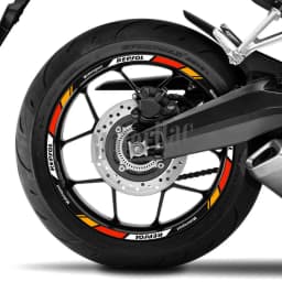 For Repsol CBR CBR650rr Reflective Motorcycle Wheel Sticker Rim Stripe Decal 17" Hub Tape Accessories Waterproof 2023