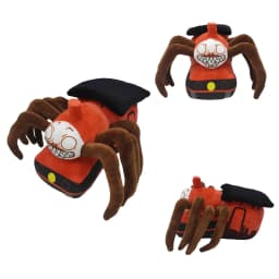 Choo-Choo Charles Plush Toy Horror Game Character Stuffed Doll Scary Spider Train Soft Model Cartoon Plushie For Kids Children