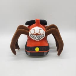 Choo-Choo Charles Plush Toy Horror Game Character Stuffed Doll Scary Spider Train Soft Model Cartoon Plushie For Kids Children