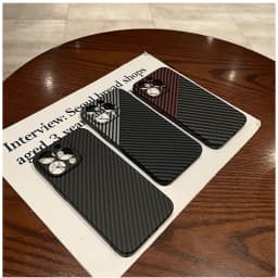carbon fibre phone case for iphone 17 16 15 14 13 12 11 pro max hard back cover for iphone x xs max Ultra thin camera protection
