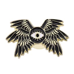 Angel Wings Enamel Pin Seraphim Pure Wings Lapel Pin Decorative Jewelry Brooche Cartoon Animal Accessories Badge for Friend Gift