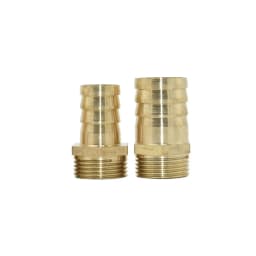 14/16/19/25mm Brass Hose Connector 1/2 3/4" Male Thread Tube Barb Fitting Copper Water Oil and Air Pipe Coupler