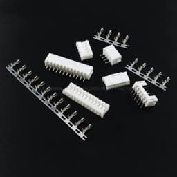 100PCS JST PH 2.0 2P 3P 4P 5P 6P 7P 8P 9P 10P 11P 12 Pin Header PH2.0 2mm Connectors Leads PH-AW PH-Y Curved Pins Male Shell