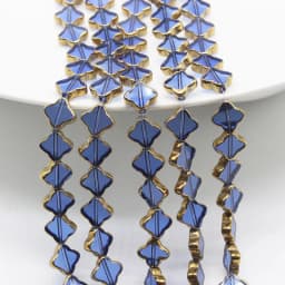 28pcs/lot 10MM Four-Leaf Clover Plating Gold Glass Loose Beads Spacer Beads for DIY Earring/Necklace/Jewelry Making Accessory