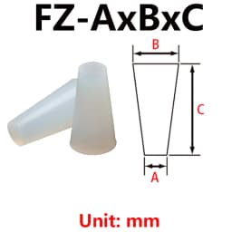 Sealing Plug Silicone Conical Thermostability Softness Nut Rubber Low Temperature Resistance Bottle Stopper Waterproof Shield