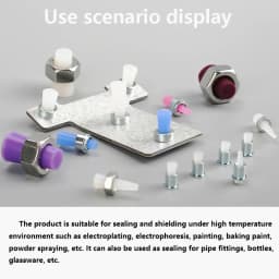 Sealing Plug Silicone Conical Thermostability Softness Nut Rubber Low Temperature Resistance Bottle Stopper Waterproof Shield