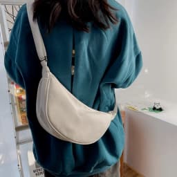 2024 Solid Color Chest Bag For Women Large Capacity Travel Crossbody Female Half Moon Belt Bag Ladies Daily Street Fanny Packs