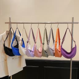 2024 Solid Color Chest Bag For Women Large Capacity Travel Crossbody Female Half Moon Belt Bag Ladies Daily Street Fanny Packs