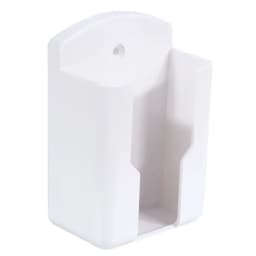 1pc Remote Control Wall Mounted Holder Universal White Air Conditioner Box Storage ABS Save Space Stable Standing
