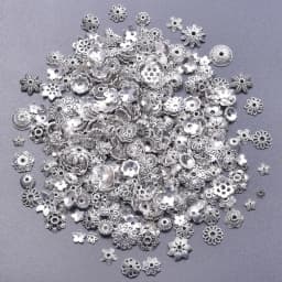 Antique Color Random Mix Bead Caps For Jewelry Making Supplies Handmade Beads Keychain Materials Jewellry Findings Accessories