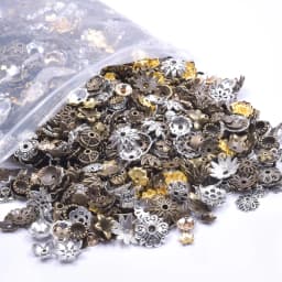 Antique Color Random Mix Bead Caps For Jewelry Making Supplies Handmade Beads Keychain Materials Jewellry Findings Accessories