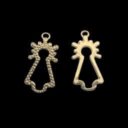 30pcs 25*13mm Hollow out NTRA SRA DEL Charms Pendant EF1841
