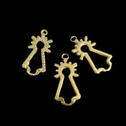 30pcs 25*13mm Hollow out NTRA SRA DEL Charms Pendant EF1841