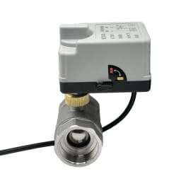 1/2" 3/4" 1" Stainless Steel Electric Ball Valve With Manual Switch 220V 12V Three Wire Two Point Control Motorized Ball Valve