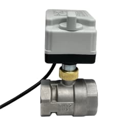 1/2" 3/4" 1" Stainless Steel Electric Ball Valve With Manual Switch 220V 12V Three Wire Two Point Control Motorized Ball Valve