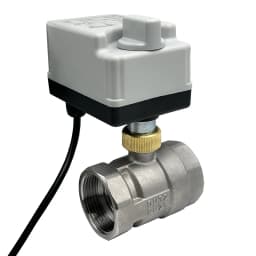 1/2" 3/4" 1" Stainless Steel Electric Ball Valve With Manual Switch 220V 12V Three Wire Two Point Control Motorized Ball Valve