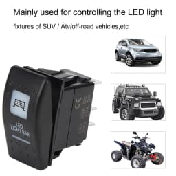 24V 12V Car Light Toggle Switch LED Rear Front Lamps Buttons Automotive Accessories For Boat Caravan Trailer Truck ATV Polaris