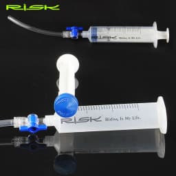 RISK Bicycle Brake Bleed Tool Syringe With on/off MTB Bike Hydraulic Disc Brake Oil Bleed Syringe Tool for SHIMANO Brake System