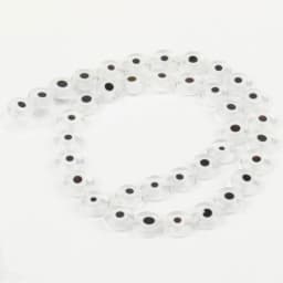 6/8/10mm Evil Eye Millefiori Lampwork Glazed Glass Bead AB Colors Flat Round Disc Beads for Jewelry Making Bracelets Accessories