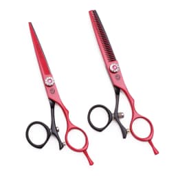 Professional Hairdressing Scissors 5.5" 6" Purple Dragon JP 440C Swivel Thumb Hair Cutting Scissors Barber Thinning Shears Z9019