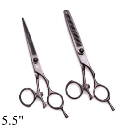 Professional Hairdressing Scissors 5.5" 6" Purple Dragon JP 440C Swivel Thumb Hair Cutting Scissors Barber Thinning Shears Z9019