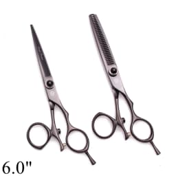 Professional Hairdressing Scissors 5.5" 6" Purple Dragon JP 440C Swivel Thumb Hair Cutting Scissors Barber Thinning Shears Z9019