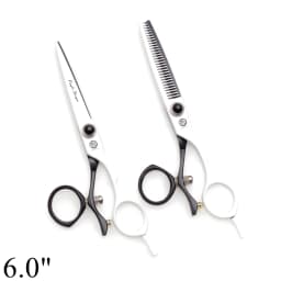 Professional Hairdressing Scissors 5.5" 6" Purple Dragon JP 440C Swivel Thumb Hair Cutting Scissors Barber Thinning Shears Z9019