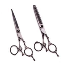 Professional Hairdressing Scissors 5.5" 6" Purple Dragon JP 440C Swivel Thumb Hair Cutting Scissors Barber Thinning Shears Z9019