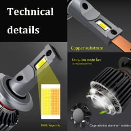 2x 100W Yellow White Dual Color Car LED Headlight 3000K+4300K+6000K H4 H8 H11 HB3 9006 H7 LED Fog Bulbs 12V H1 9005 Fog Lights